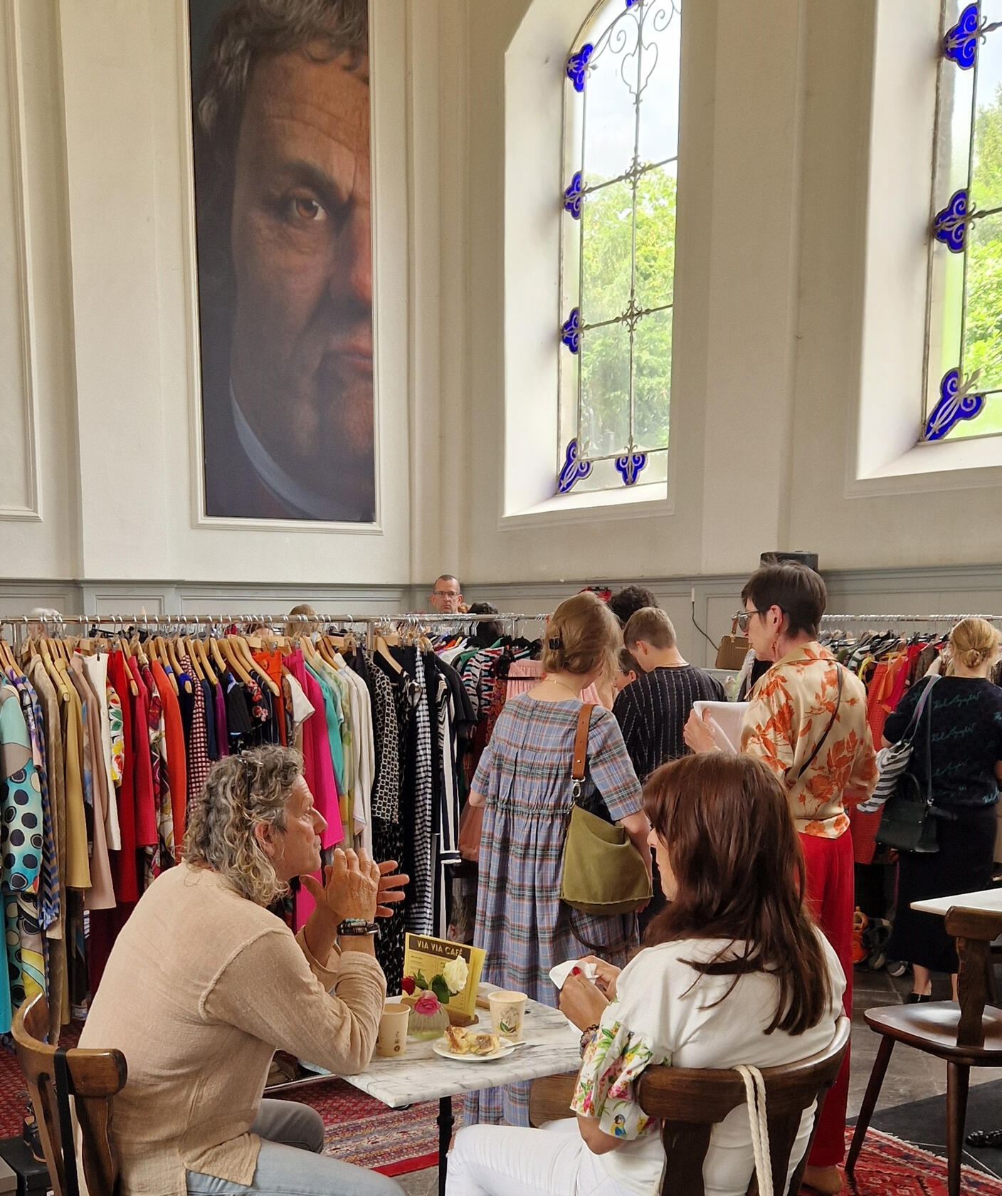 rustpunt met hapje en drankje